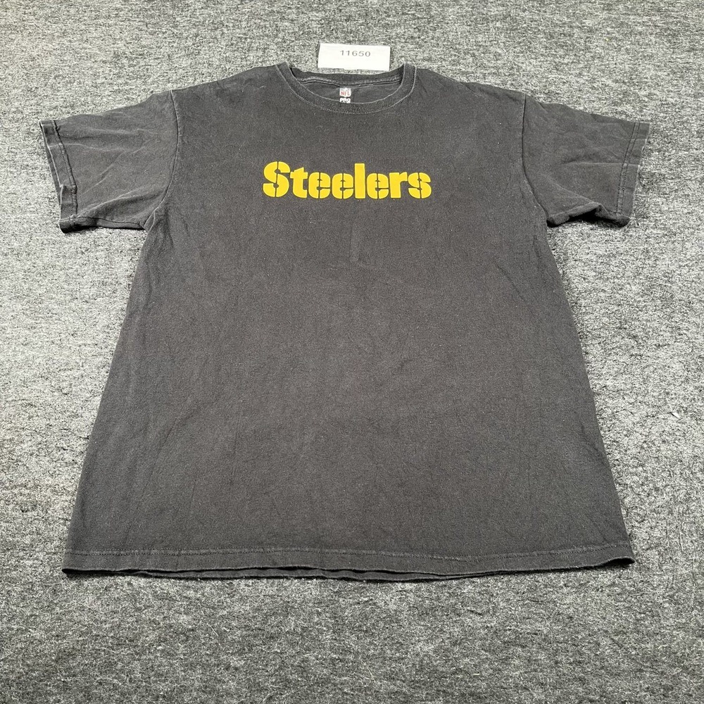 NFL Pro Line Pittsburgh Steelers Ozuna 17 Black T-Shirt Mens Large Tee